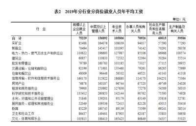 2019年全国规上企业就业人员年平均工资增长10%，软件和信息技术服务业投资与管理成亮点