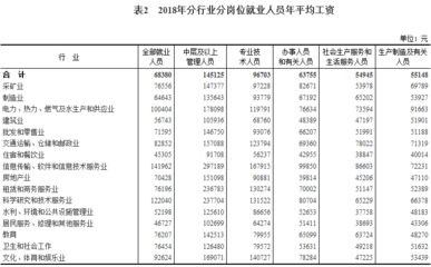 软件和信息技术服务业领跑2018年工资增长，年均工资达68380元